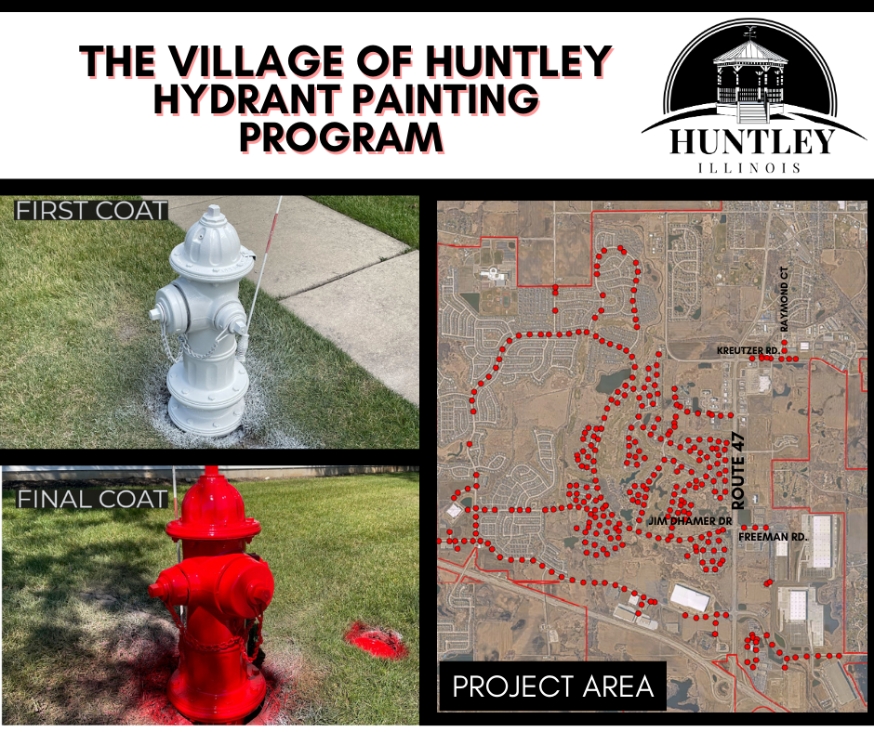 The Village of HuntleyFire Hydrant Painting Program  (1) - Copy